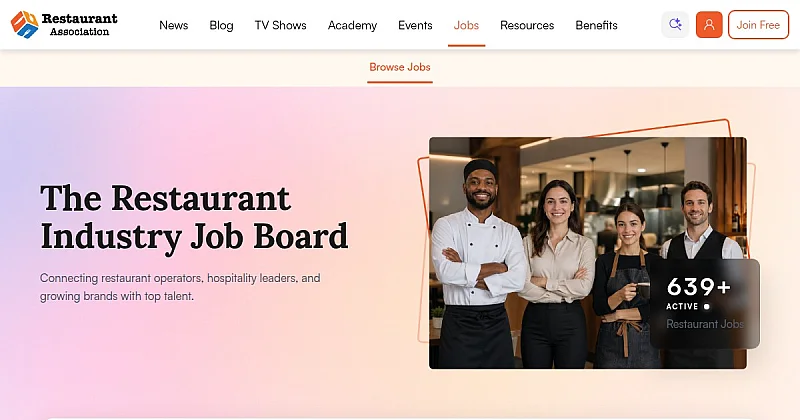 Restaurant Association Job Board
